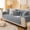 Dark Grey, variant on Soft Warm Faux Fur Couch Sofa Cover Thick Shaggy Fuzzy Sectional Couch Cover Non-Slip Solid Color Plush Sofa Slipcover Furniture Protector for Kids, Pets (Coffee,36"x47")