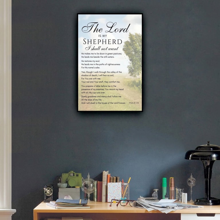 Psalm 23 The Lord Is My Shepherd Wall Art Digital Download