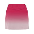 thumbnail image 6 of Tennis Skirts for Women Built-In Gradient Color Running Skorts with Pockets Tummy Control Slim Fit Summer Shorts for Women 2025,Hot Pink,5XL, 6 of 6