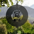 thumbnail image 3 of C-CRAFT Custom Rottweiler Dog Metal Wind Spinner 8 inches, Memorial Wind Spinner Garden Decor, 3 of 4