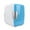 Blue, variant on Riforla Mini Fridge 4 Liter/6 Cans for Bedroom Office Dorm & Car Personal Small Refrigerator for Makeup Beverage Drinks Portable Thermoelectric Cooler & Warmer Mini Fridge for Bedroom Pink D