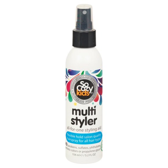 SoCozy Multi Coiffant pour Cheveux d'Enfants / Sûr pour le Coiffage Quotidien / 5,2 oz / Sans Parabènes, Sulfates, Colorants Synthétiques Ni Colorants