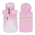 thumbnail image 1 of Dog Raincoat Windproof Hooded Poncho With Reflective Strips For Medium Large Breed, 1 of 5