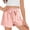 Z-09Pink, variant on Ruyang Wide Leg Shorts for Teen Girls Pleated High Waist Straight Leg Shorts Summer Solid Trendy Active Shorts with Pockets