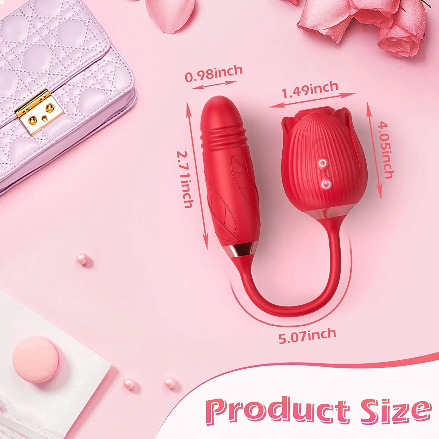 TLUDA Rose Toys Sucking Vibrator Thrusting G Spot
