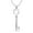 Silver-White, variant on Womens Romantic Key to Your Heart Pendant Necklace in 14K Gold Plated Silver