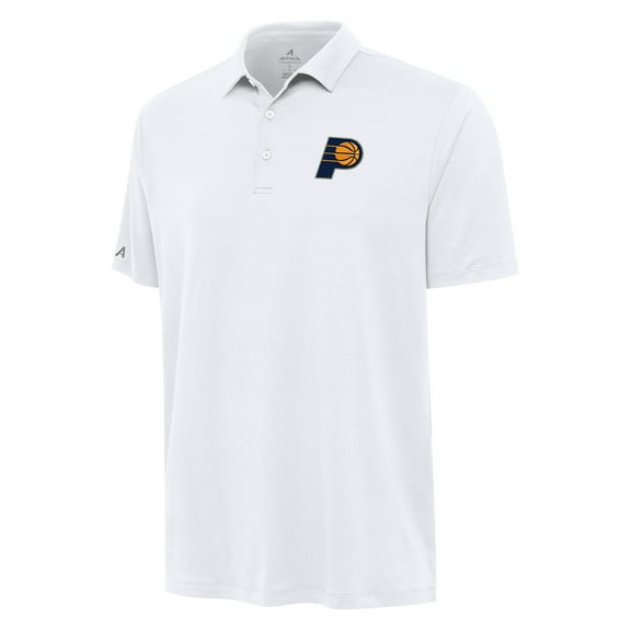 Men's Antigua White Indiana Pacers Reprocess Polo