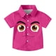 thumbnail image 3 of Blusa y camisa de manga corta con cuello vuelto para niños y niñas, moda, estampado bonito con bolsillo, camisa informal de manga corta para niño., 3 of 8