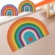 thumbnail image 1 of Tapete de entrada arcoíris, tapete para puerta principal, súper absorbente, base de goma antideslizante, lavable, 40x60 cm, superficie de goma duradera, fácil de limpiar, ideal para áreas de, 1 of 9