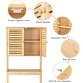 thumbnail image 5 of UWR-Nite Over The Toilet Storage Cabinet, Bathroom Organizer with Adjustable Inside Shelf and Bottom Stabilizer Bar, Space-Saving Toilet Rack, 5 of 7