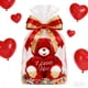 thumbnail image 3 of Muñeca Oso de peluche rojo de 20 cm con corazón, suave y acogedor, ideal como regalo para ocasiones especiales (1 unidad). JASKFLY, 3 of 9