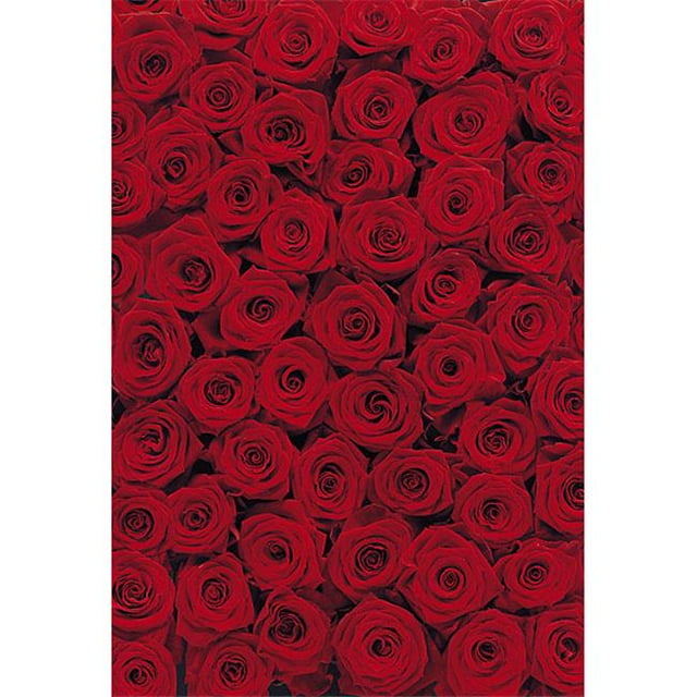 Brewster Home Fashions 4-077 Roses Wall Mural - 106 in.