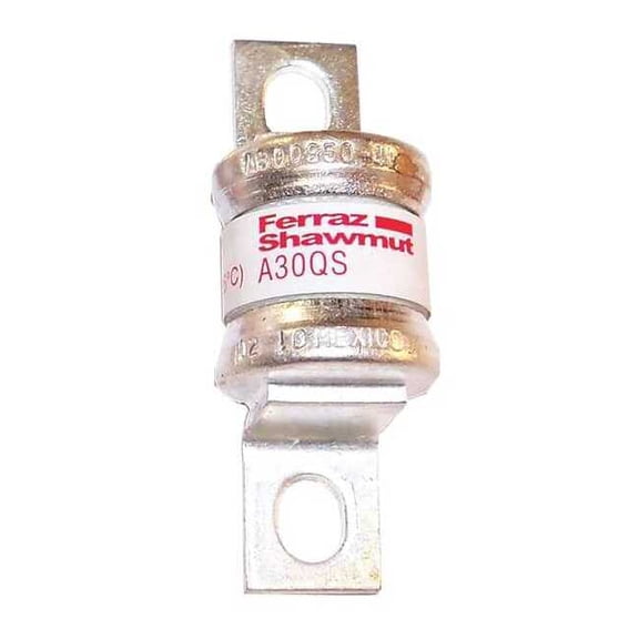 Mersen Semiconductor Fuse, 50A, Fast-Acting, 300V AC, Bolt-On A30QS50-4L