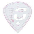 thumbnail image 3 of Sleeve Curve Ruler Plastic Tailoring Sewing Button Positioning Proofing Clothing Design Tool, 3 of 8