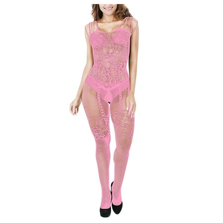 

XHJUN Women s see through Babydoll fishnet Teddy Set with one piece Sheer Sexy Lingerie Trim Underwear