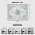 thumbnail image 5 of CHITOOMA 5'x7' Machine-washable Area Rugs for Living Room, Stain Resistant Non-Shed Carpet, Boho Floral Area Rugs with Non-Slip Backing for Bedroom, Dining Room, Dorm, Office, 5 of 9