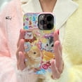 thumbnail image 2 of Clmj cute cartoon hamster dog phone case for iPhone 11 12 mini 13 Pro 14 XR XS Max X 7 8 plus se 2020 silicone protective cover, 2 of 5