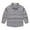 Gray, variant on Lilgiuy Little Big Boys Girls Casual Solid Long Sleeve Button Down Dress Shirt Fall Tops for 5-6 Years