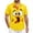 Yellow-Surprised Chicken, variant on Shirts for Men Animal Print Funny Summer Tops Short Sleeve Button Down Lapel Loose Fit Casual Shirts Yellow-Surprised Chicken L