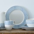 thumbnail image 3 of Noritake Blue Hammock Set of 4 Rim Stripe Dinner Plates, 3 of 6