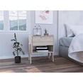 thumbnail image 2 of TUHOME Joy Nightstand  Engineered Wood Nightstands in  Gray, 2 of 7