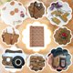 thumbnail image 5 of Tela de corcho de 55 x 19,7 pulgadas con estampado de mariposas. Láminas de corcho suave de estilo retro. Corcho fino para confección de bolsos, costura y cuero., 5 of 9