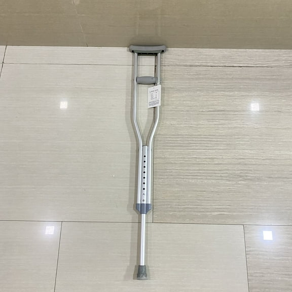 LINICANE crutches,Height Adjustable Crutches – Includes Padded Underarm Cushions, Hand Grips, & Rubber Tips – Max. Weight Capacity 300 lb