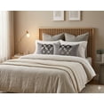 thumbnail image 2 of Excellere Home Grey Velvet Jacquard Lumbar Throw Pillows, 14 in x 20 in, Plush Filled Decorative Accent Cushions for Sofa, Bed & Couch, Indoor Use, Pack of 2, 2 of 5