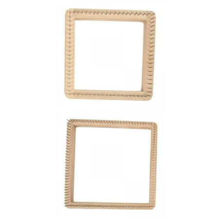 2Pcs Handmade Knitting Loom Board DIY Wooden Needlework Handcrafts Supplies