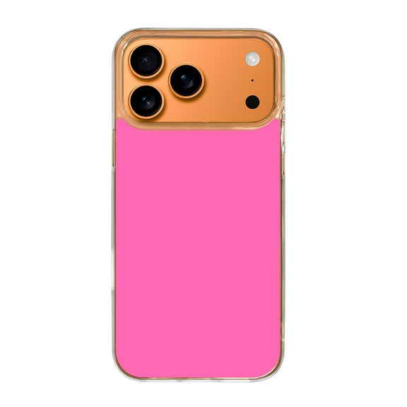 Case For Apple iPhone Air / 17 Pro / 17 Pro Max Series Case, Slim Thin Transparent Flexible Clear TPU Shockproof Phone Case For iPhone 17 Series, Hot Pink