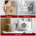 thumbnail image 5 of Uxcell Fabric Repair Patch 7.8"x11.8" Fine Linen Self Adhesive Patch for Sofa Clothing Cushion Pillow, Grey, 5 of 6