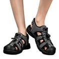 thumbnail image 3 of GEZHEN Men's Close-Toe Comfy Sandals Sandals Closed Toe Flat Sandals Wading Sports Shoes Summer Lightweight and Breathable Fashion Minimalist, 3 of 5