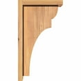 thumbnail image 3 of 5 1/2"W x 10"D x 18"H Yorktown Smooth Corbel w/Backplate, Western Red Cedar, 3 of 9