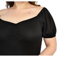 thumbnail image 3 of Vestido Roman Fashion modelo 4280 negro Talla extra 38, 3 of 6