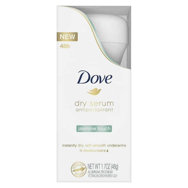 Dove Dry Serum Antiperspirant Deodorant Jasmine Touch 1.7oz Walmart