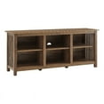 thumbnail image 1 of 58" Slatted Side Wood Console - Rustic Oak, 1 of 6