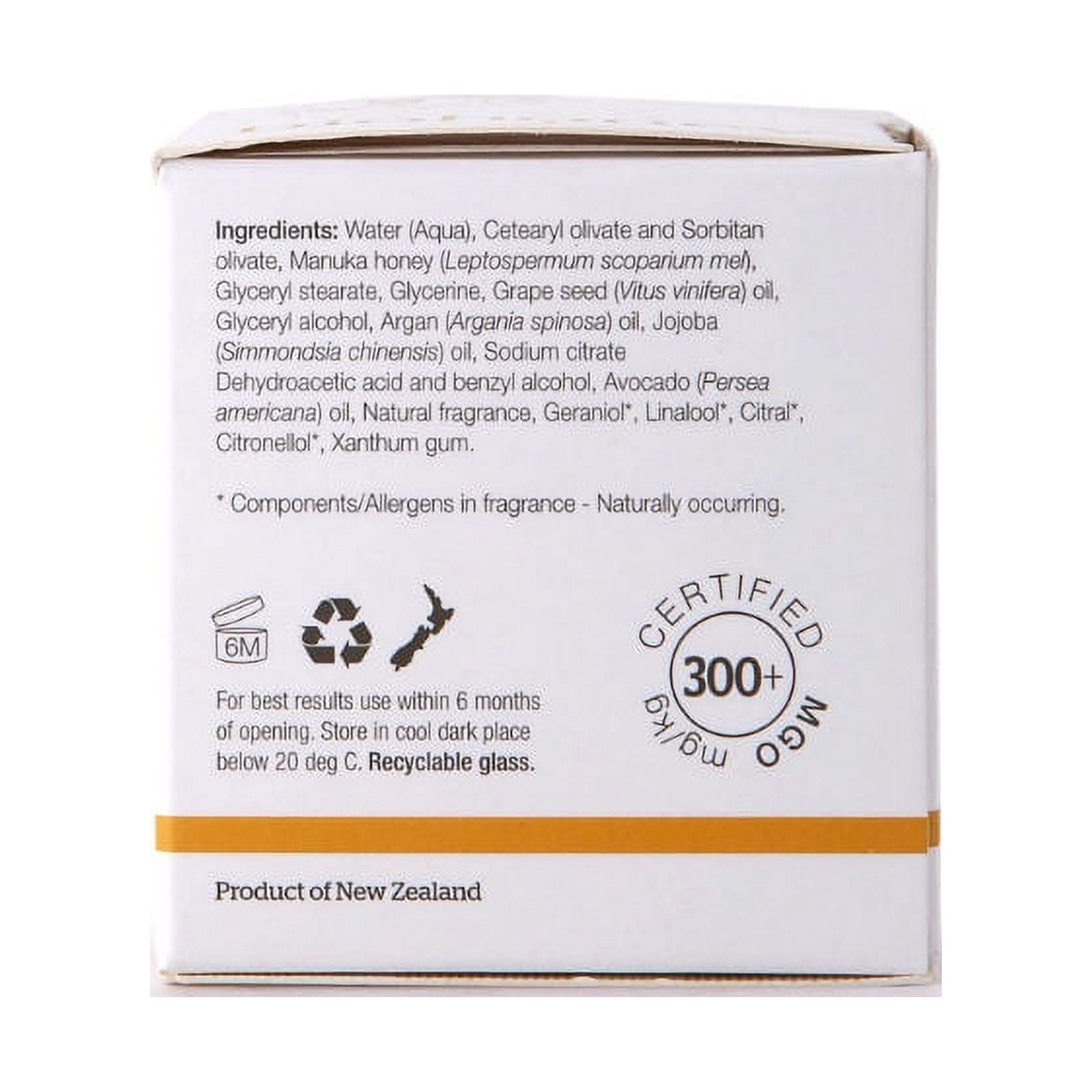 Bio Honey Eye Cream with Grapeseed Oil - 1 oz (30 mL) - Anti-Aging & Dark Circle Treatment