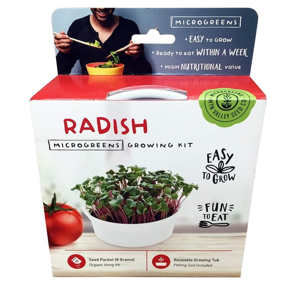Kit de cultivo Microgreens Mountain Valley Radish Organic