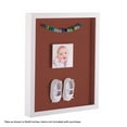 thumbnail image 2 of ArtToFrames 16x24 Inch Shadow Box Picture Frame, with a Satin White 1 Wide Shadowbox frame and Cognac Mat Backing (4655), 2 of 7