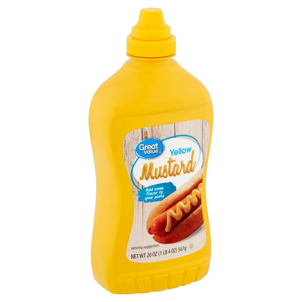 Great Value Yellow Mustard, 20 oz