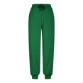 thumbnail image 4 of Sweatsuits Women 2 Piece Outfit, Prolriy Fall Wide Leg Pants Set Leisure Zip up Sweatsuits Lounge Sets for Women Green L, 4 of 8