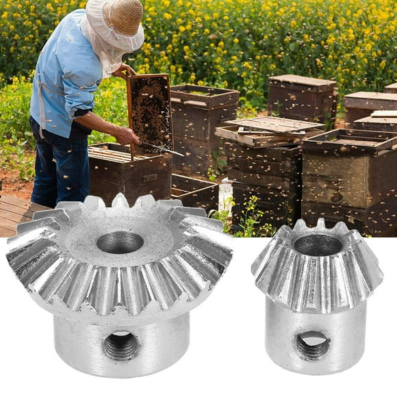 Extractor de miel, engranaje con tornillo y engranaje para extractor de miel, herramienta de alimentación de abejas, construcción robusta