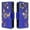 Purple Butterfly, variant on Dteck For Samsung Galaxy A51 4G Magnetic Patterned Leather Wallet Zipper Card Holder Stand Shockproof Case Cover ,Plum Blossom