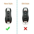 thumbnail image 6 of For Porsche Panamera For Cayenne Taycan 911 Black Transparent Key Fob Case Cover, 6 of 11
