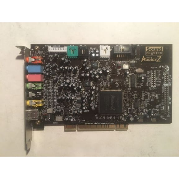 Creative labs sb350 audigy 2 zs sound card w firewire pci, dp/n 0p1554