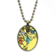 thumbnail image 1 of Arte Moderno Lily flores plantas dibujados Collar Colgante de cadena vintage Colección de joyas colgantes Unbranded M, 1 of 3