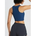 thumbnail image 3 of BALEAF Women's Crop Tank Tops Cute Sleeveless Workout Tops Navy M, 3 of 6