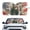 American Flag Cracked Grizzly Bear Print, variant on Uourmeti Fire Tiger & Ice Wolf Duel Car Windshield Sun Shade - Foldable UV & Heat Blocker - Stylish Auto Interior Accessory for SUV, Sedan & Truck