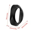 thumbnail image 4 of HEMLBOYW 62mm Square Metal Lens Hood Protective Covers Fit for Enhancing Photography Experience Stray Light Reduction on Cameras, 4 of 7