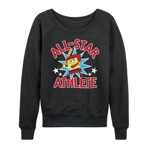 SpongeBob SquarePants - American All Star - Women's Lightweight French Terry Long Sleeve Shirt